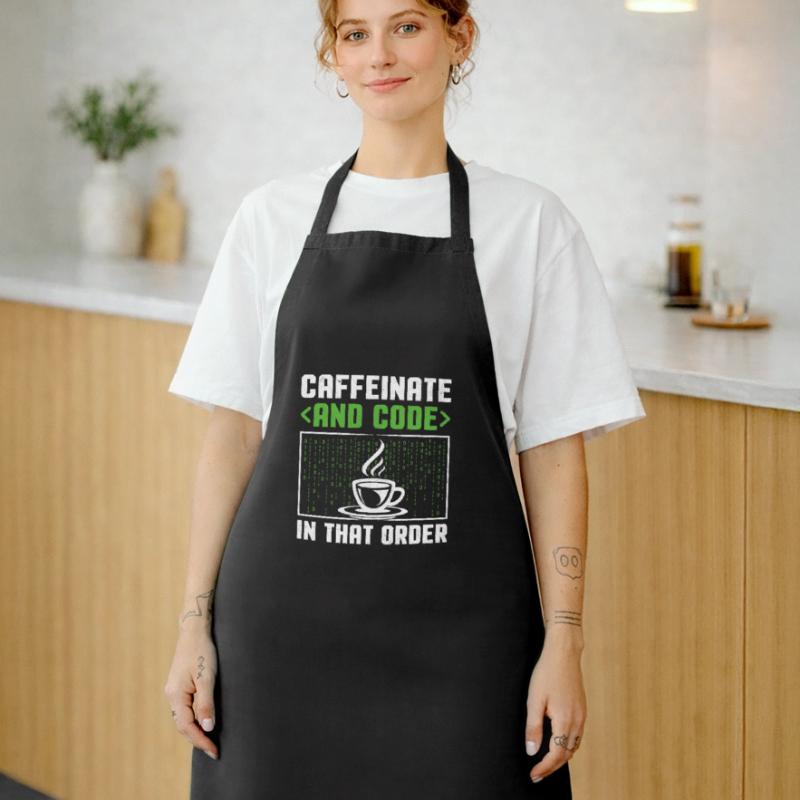 Kaffee-Codierung Programmierer Programmierer Entwickler Nerd Coff Kochschürze