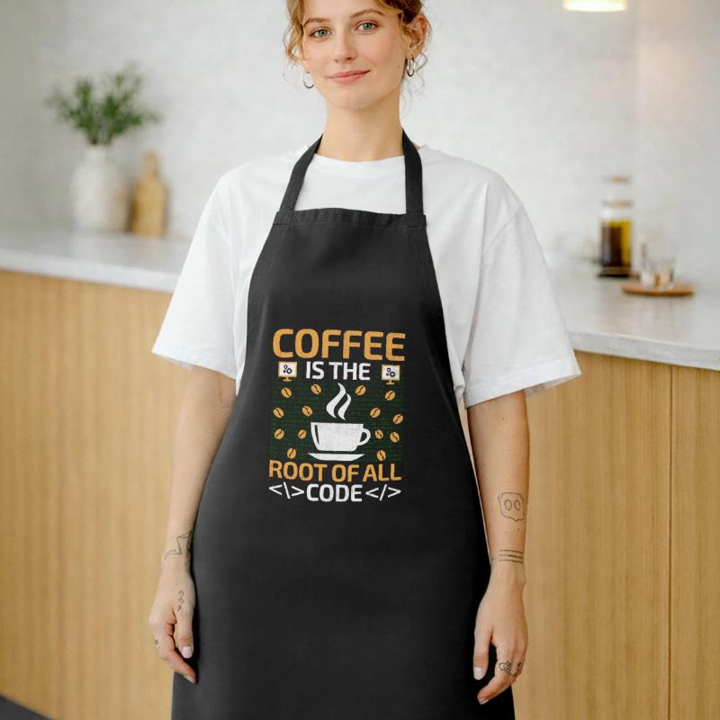Café Codage Programmeur Codeur Développeur Nerd Coff Tablier de cuisine