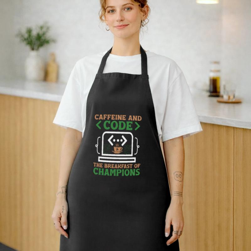 Coffee Coding Programmer Coder Developer Nerd Coff Cooking Apron