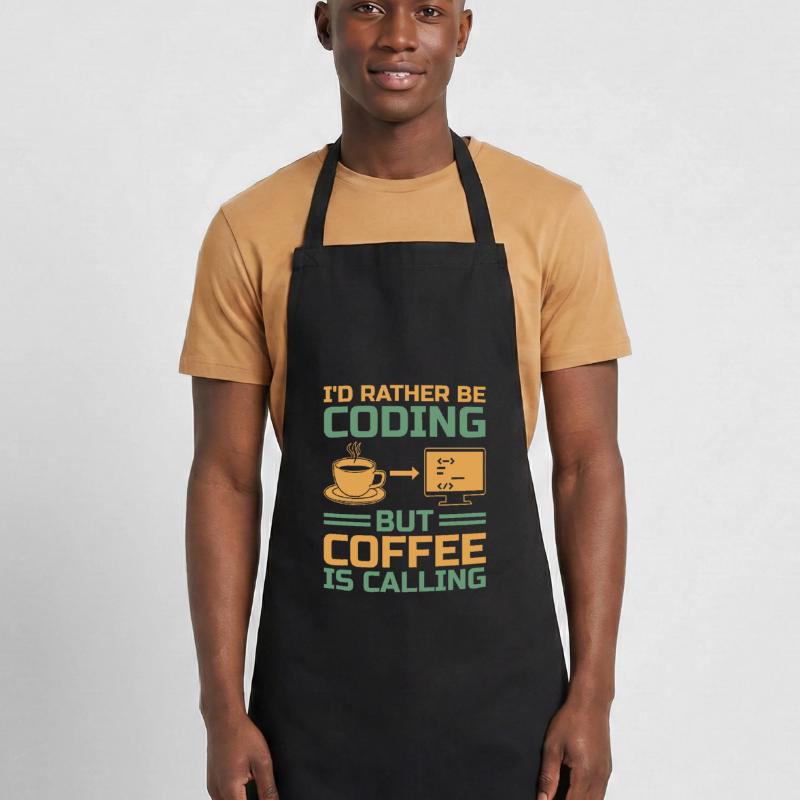 Café Codage Programmeur Codeur Développeur Nerd Coff Tablier de cuisine
