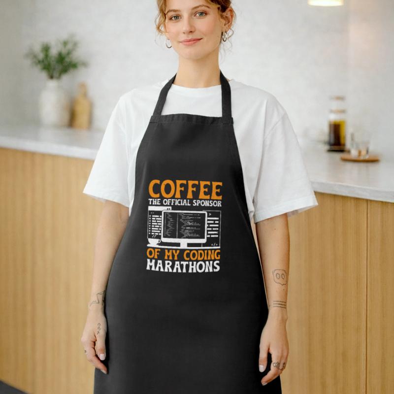 Café Codage Programmeur Codeur Développeur Nerd Coff Tablier de cuisine
