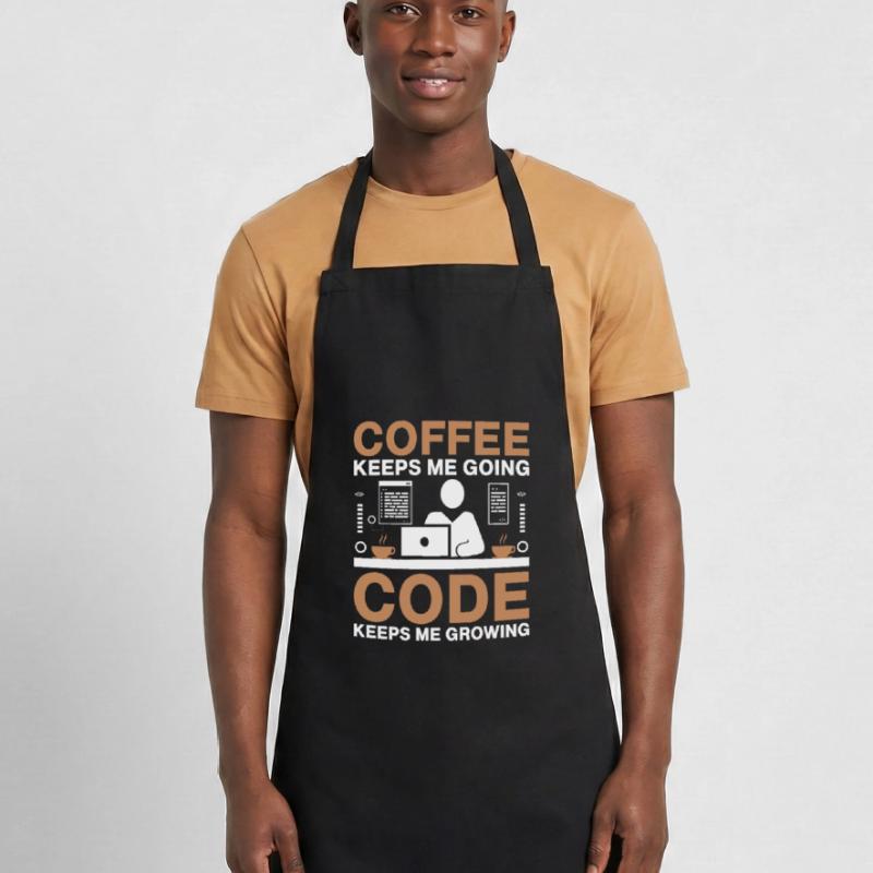 Café Codage Programmeur Codeur Développeur Nerd Coff Tablier de cuisine