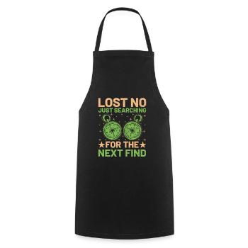 Géocaching Géocache Géocacher Funny Geocacher Sayi - Tablier de cuisine - noir - Devant - AI Model Male 185 dark (185cm)