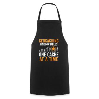 Géocaching Géocache Géocacher Funny Geocacher Sayi - Tablier de cuisine - noir - Devant - AI Model Male 185 dark (185cm)