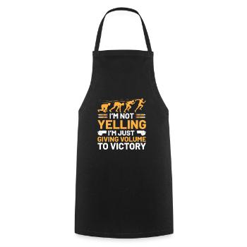 Physical Education Teacher PE Teachers School Spor - Cooking Apron - black - Front - AI Model Male 185 dark (185cm)