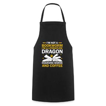 Literature Teacher School Teacher Funny Teachers S - Cooking Apron - black - Front - AI Model Male 185 dark (185cm)