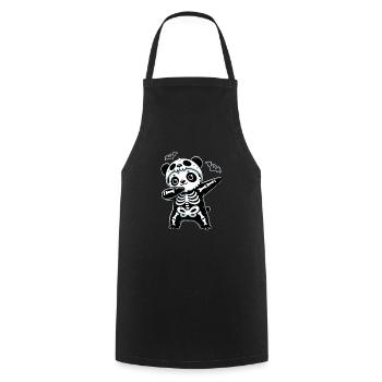 Fuchs Halloween Skelett Kinder Frauen Männer Fuchs - Kochschürze - Schwarz - Vorne - AI Model Male 185 dark (185cm)