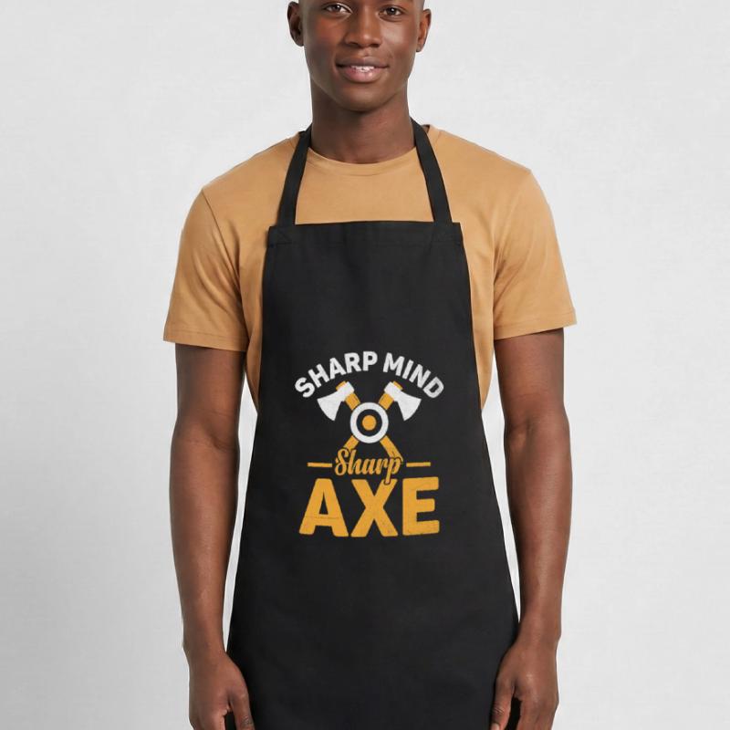 Sharp Mind Sharp Axe Throwing Hatchet Thrower Cooking Apron