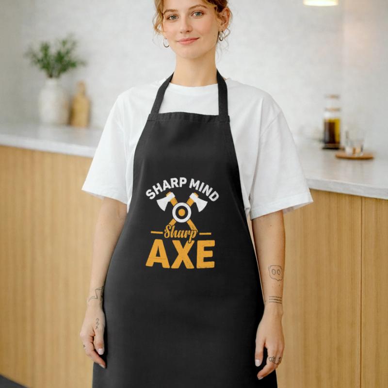 Sharp Mind Sharp Axe Throwing Hatchet Thrower Cooking Apron