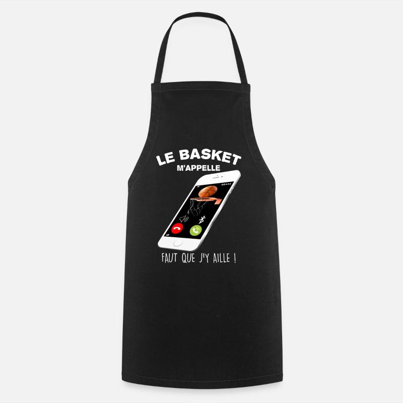 Le basket Ma passion Cadeau Sport - Tablier de cuisine - noir