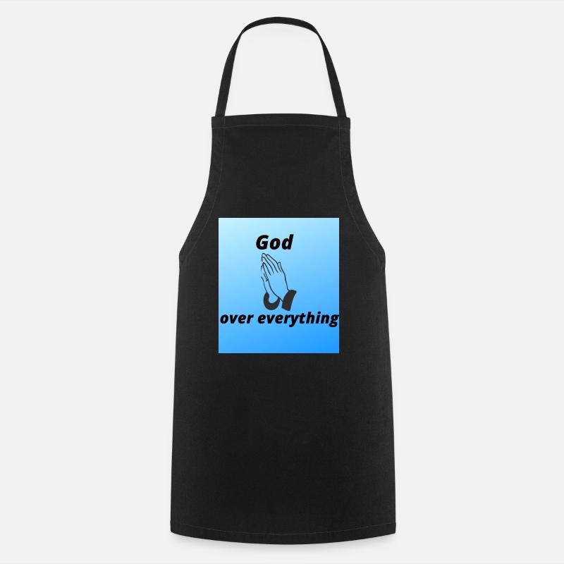 God over everything - Tablier de cuisine - noir