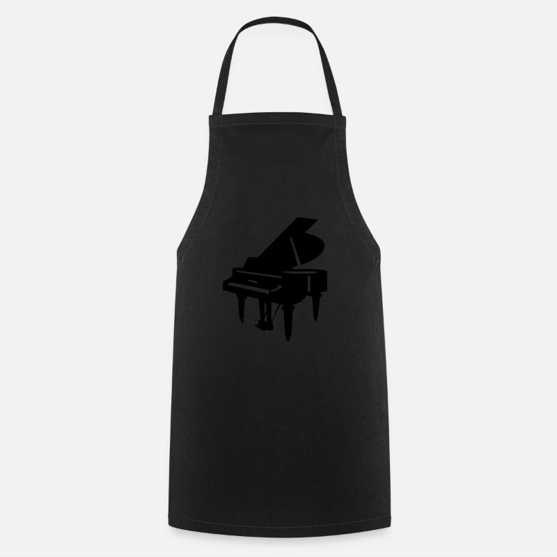 piano - Tablier de cuisine - noir