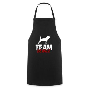 Team Beagle - Cooking Apron - black - Front - AI Model Male 185 dark (185cm)