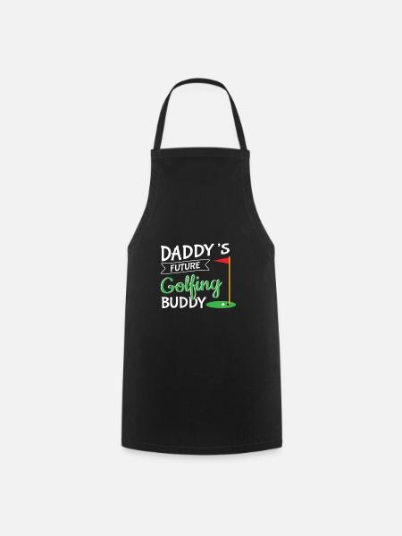 Golf Papa Buddy Spruch Golfer Golfspieler Hobby - Kochschürze - Schwarz
