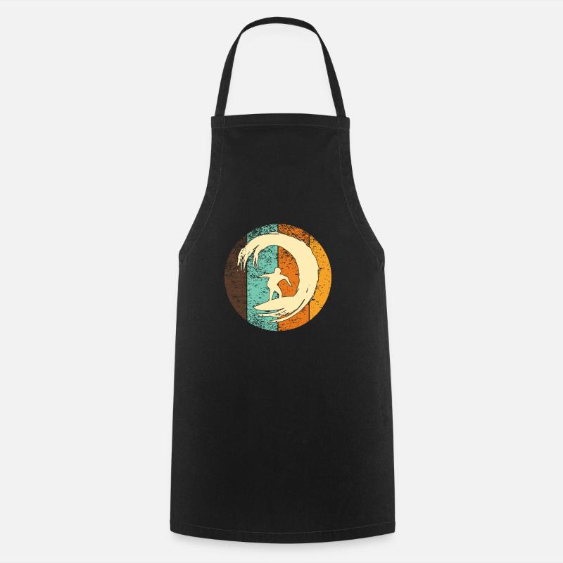 Surfing surfing - Cooking Apron - black