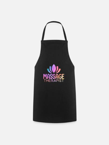 Massage Therapist - Tablier de cuisine - noir
