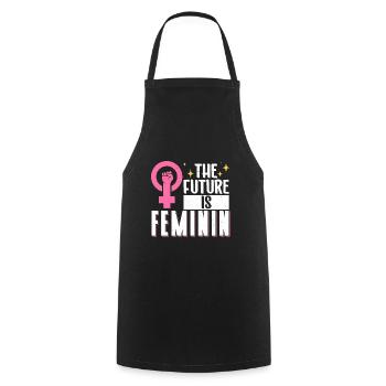 Feminist Womens Rights Female - Kochschürze - Schwarz - Vorne - AI Model Male 185 dark (185cm)