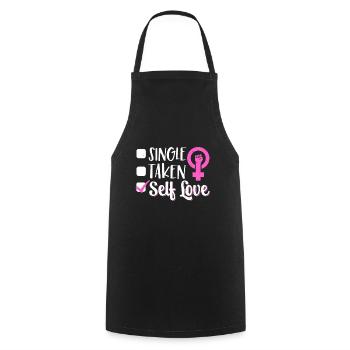 Feminist Womens Rights Female - Kochschürze - Schwarz - Vorne - AI Model Male 185 dark (185cm)