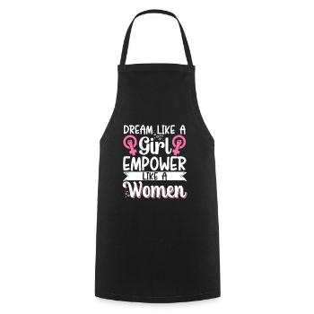 Feminist Womens Rights Female - Kochschürze - Schwarz - Vorne - AI Model Male 185 dark (185cm)