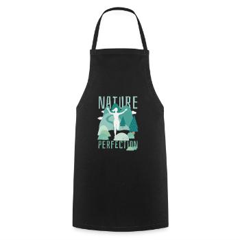 Jump Shoes Fitness Fitness Woman - Cooking Apron - black - Front - AI Model Male 185 dark (185cm)