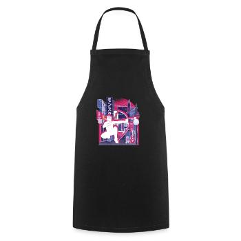 Arrowtag de la ville asiatique - Tablier de cuisine - noir - Devant - AI Model Male 185 dark (185cm)