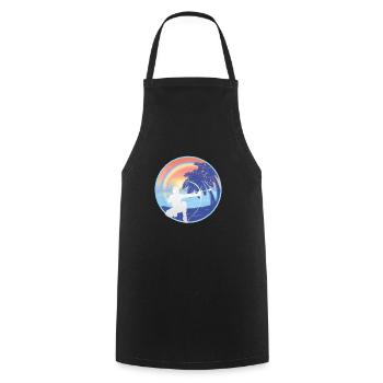 Arrowtag Tir à l’arc - Tablier de cuisine - noir - Devant - AI Model Male 185 dark (185cm)