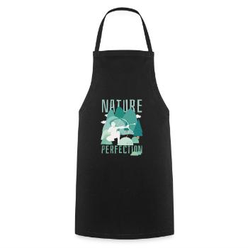 Arrowtag Tir à l’arc - Tablier de cuisine - noir - Devant - AI Model Male 185 dark (185cm)