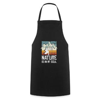 Arrowtag, Tir à l’arc - Tablier de cuisine - noir - Devant - AI Model Male 185 dark (185cm)