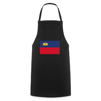 Official Liechtenstein Flag Mosotho Country Pride - Cooking Apron - black - Front - AI Model Male 185 dark (185cm)
