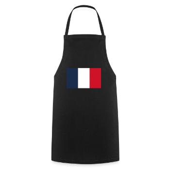 Drapeau officiel de Mayotte Maorais Country Pride - Tablier de cuisine - noir - Devant - AI Model Male 185 dark (185cm)