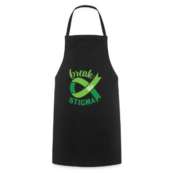 Mental Health Matters Mental Health Awareness - Cooking Apron - black - Front - AI Model Male 185 dark (185cm)