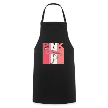 Citations de Pink Flamingo - Tablier de cuisine - noir - Devant - AI Model Male 185 dark (185cm)