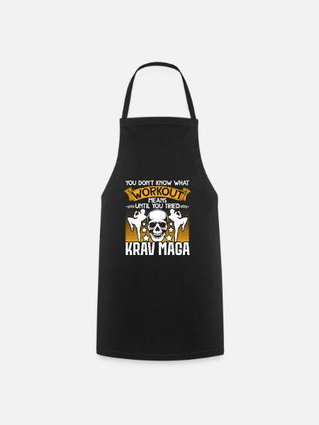 Krav Maga Apparel Israeli Self - Kochschürze - Schwarz