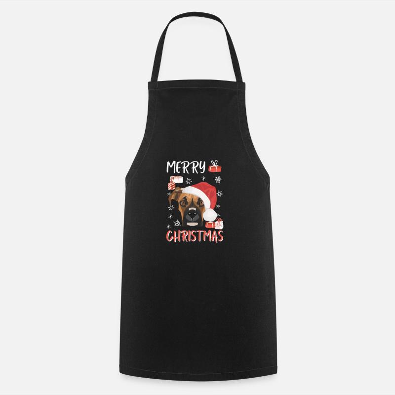 Boxer Joyeux Noël - Tablier de cuisine - noir