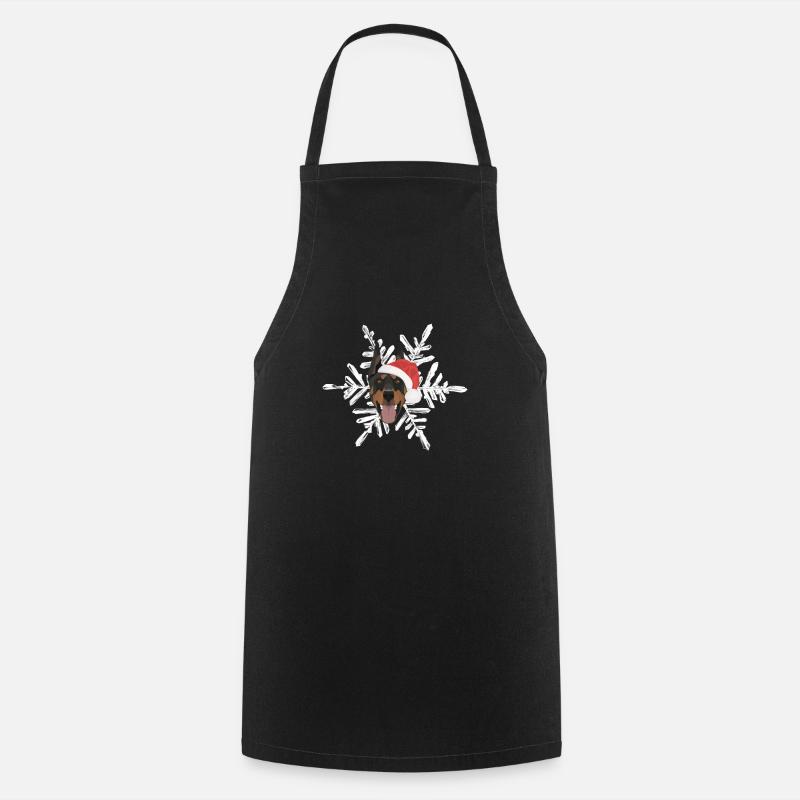 Doberman Joyeux Noël - Tablier de cuisine - noir