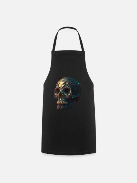Kristallschädel Crystal Skull - Cooking Apron - black