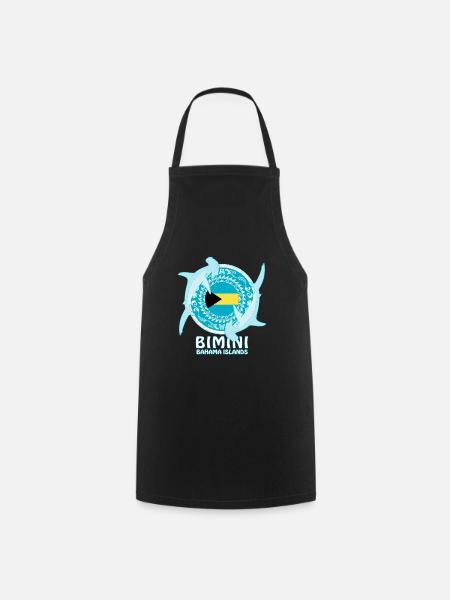 Bimini Hammerhai - Kochschürze - Schwarz