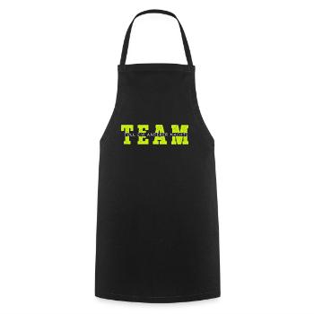 Team Toll ein Anderer Machts - Kochschürze - Schwarz - Vorne - AI Model Male 185 dark (185cm)