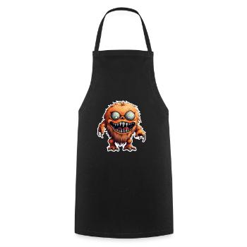 Halloween Monsters - Cooking Apron - black - Front - AI Model Male 185 dark (185cm)