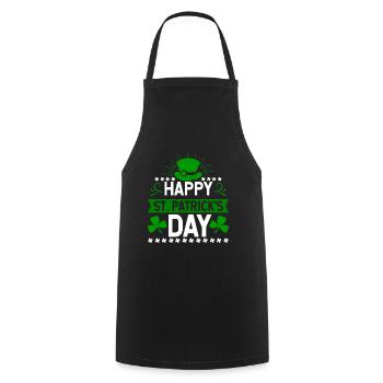 Happy St. Patrick's Day Feiertag Irland Geschenk - Kochschürze - Schwarz - Vorne - AI Model Male 185 dark (185cm)
