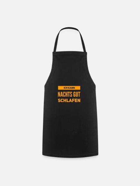 I can sleep well - Cooking Apron - black