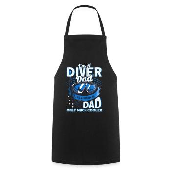 Scuba diving diver diving gift - Cooking Apron - black - Front - AI Model Male 185 dark (185cm)