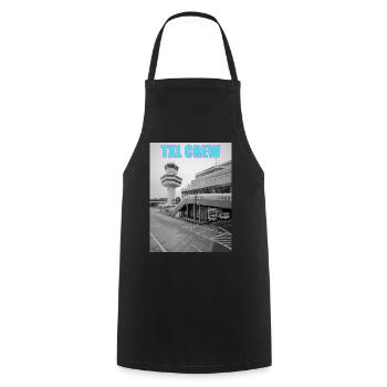 TXL CREW noir/blanc + turquoise - Tablier de cuisine - noir - Devant - AI Model Male 185 dark (185cm)