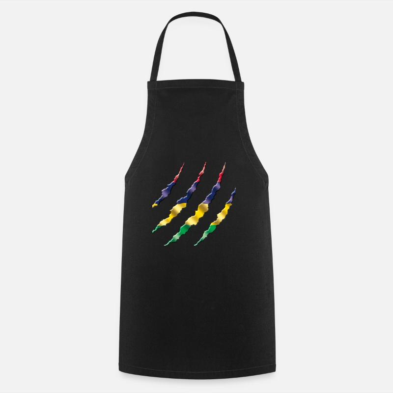 Mauritius - Cooking Apron - black