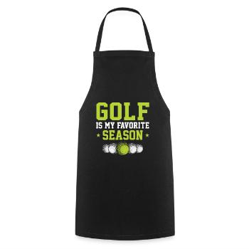 Golf Is My Favorite Season Golf Player Golfing Gol - Kochschürze - Schwarz - Vorne - AI Model Male 185 dark (185cm)