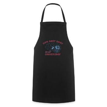 Handball Zubehör handballer Motiv - Kochschürze - Schwarz - Vorne - AI Model Male 185 dark (185cm)