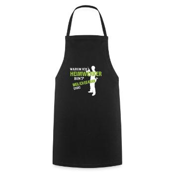 Heimwerker Geschenkidee Handwerker - Kochschürze - Schwarz - Vorne - AI Model Male 185 dark (185cm)