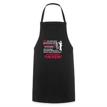Heimwerker Geschenkidee Handwerker - Kochschürze - Schwarz - Vorne - AI Model Male 185 dark (185cm)