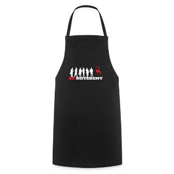 Fußballzubehör Geschenkidee Fußballfan - Kochschürze - Schwarz - Vorne - AI Model Male 185 dark (185cm)