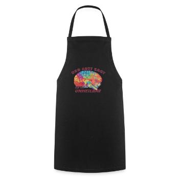 Fußballzubehör Geschenkidee Fußballfan - Kochschürze - Schwarz - Vorne - AI Model Male 185 dark (185cm)